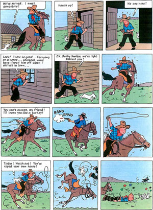 Tintin in America, page 18